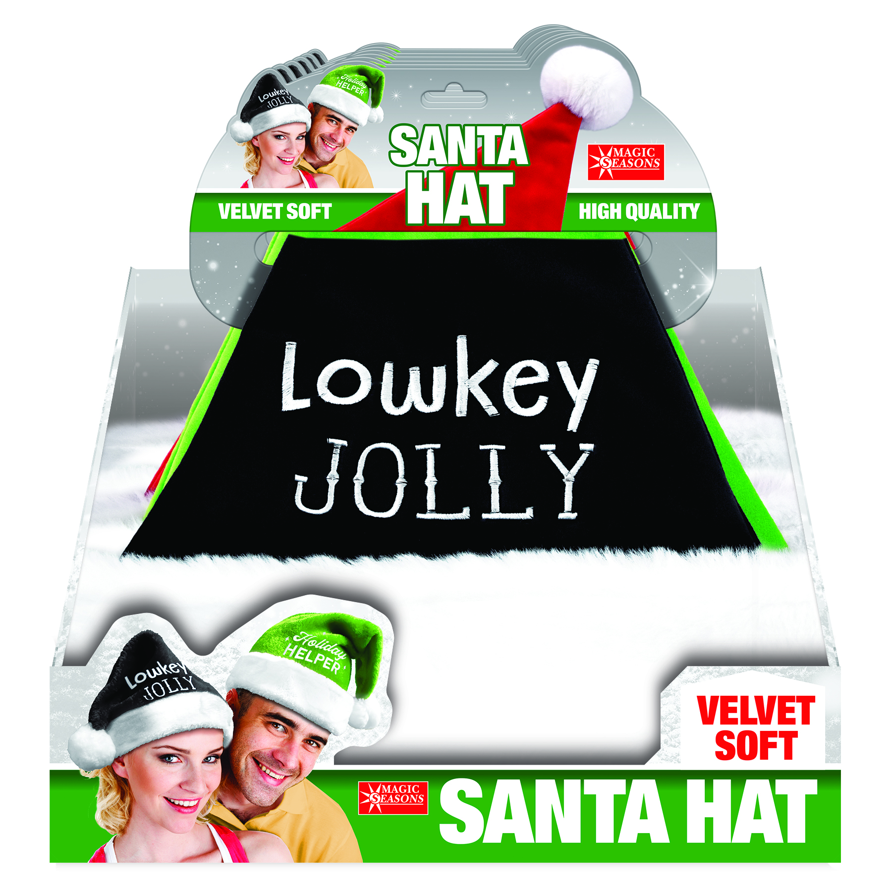 Velvet Soft Santa Hat